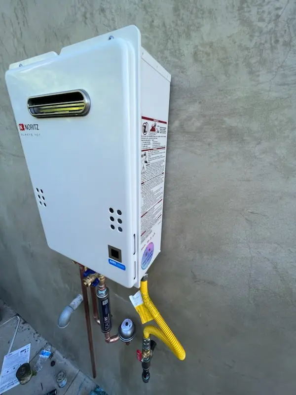 Tankless water heater installation for Locust Ridge Manor homes